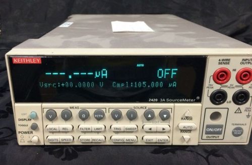 Keithley 2420 3A SourceMeter w/ Calibration