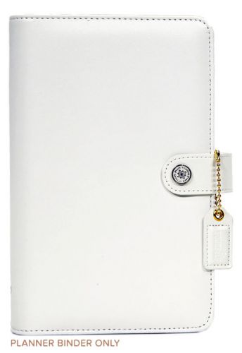 Websters pages planner (binder only) white for sale