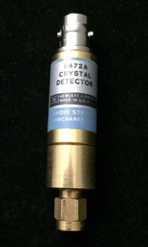 Agilent / HP 8472A Crystal Detector.01 to 18GHz. Excellent Condition