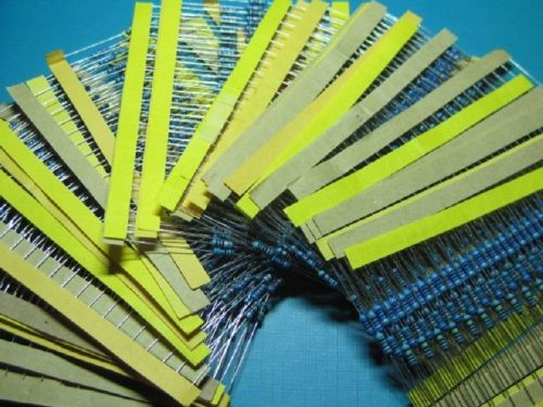 75 value 1/4w metal  film resistors (1 ohm~10m ohm) 1%  kit 1500pcs rohs pa for sale