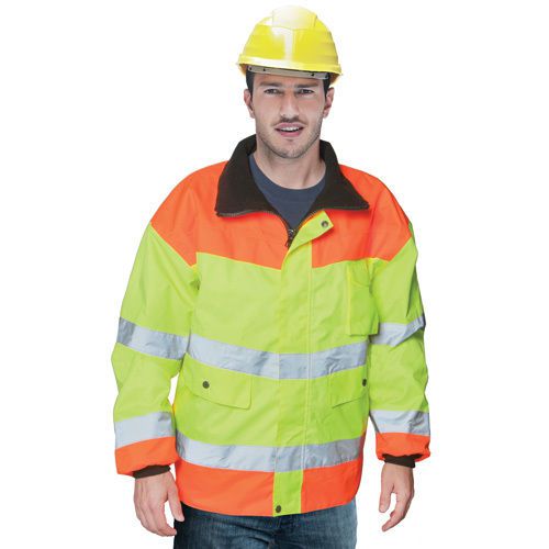 Ddx protective gear hi-viz ansi work jacket - yellow - men’s 3xl for sale