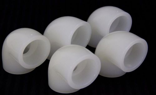 Lot Of 5 High Purity PVDF  Elbow  90  Degree – 63 mm (2”) PN 16