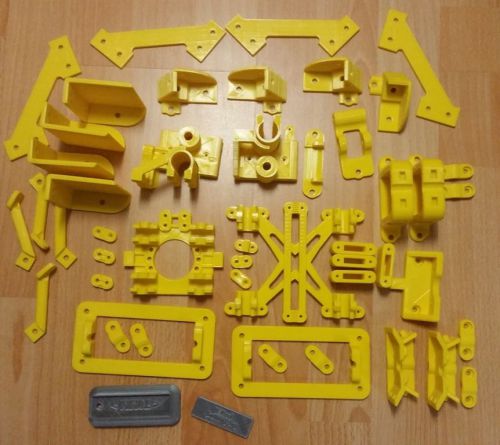3D Printer MendelMax 1.5 PLA Plastic Yellow RepRap Printed Parts