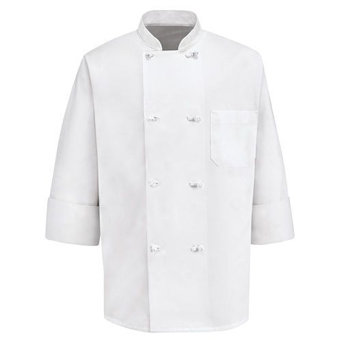 Unisex Classic Knot Chef Coat Size L NWOT