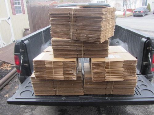 USED SHIPPING CARDBOARD BOXES LOT OF 140 BOXES
