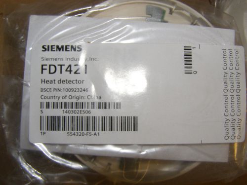 New Siemens Model FDT421 S54320-F5-A1 Thermal Heat Detector Head