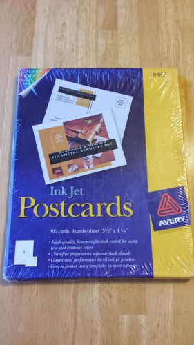 Avery 8387 Inkjet Postcards 200 ct - 5 1/2 x 4 1/4 inches - Brand New Sealed