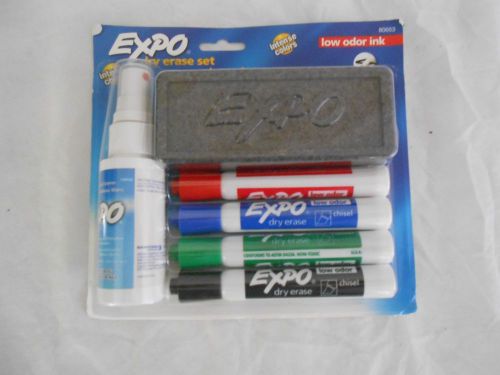 Expo dry erase set markers cleaner eraser