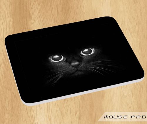 Black Kitten Cute On Durable Mouse Pad Mat Non Slip Pattern