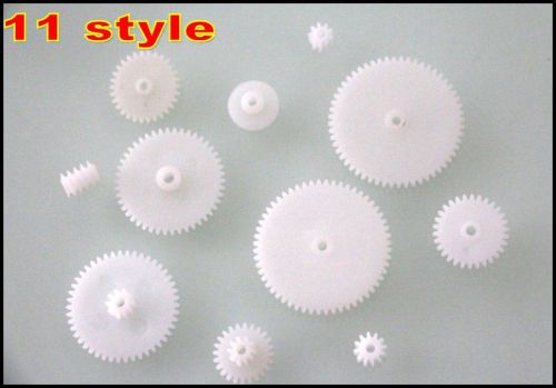 11 Styles Plastic Gears Assortment Set Module 0.5 for DIY Necessary