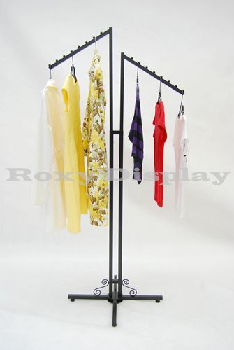 2-way clothing rack slant arms #rk-ty2sl-bk for sale