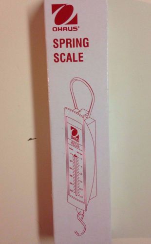 OHAUS Pull Type Spring Scale, Model 8008-PN, 11.25lb/50n