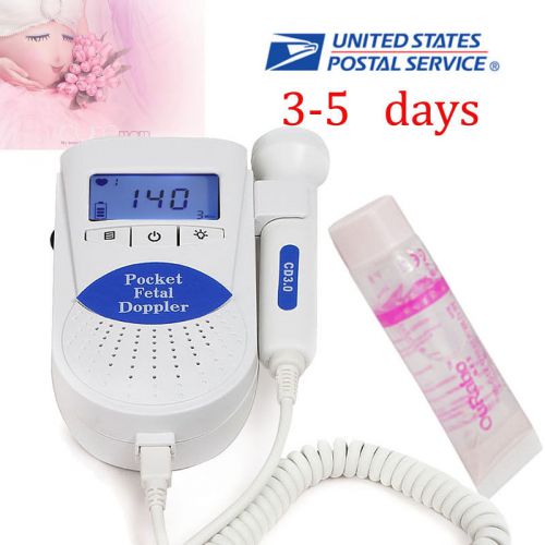 Contec sonoline B fetal doppler prenatal heart monitor  3mhz Probe &amp; Gel