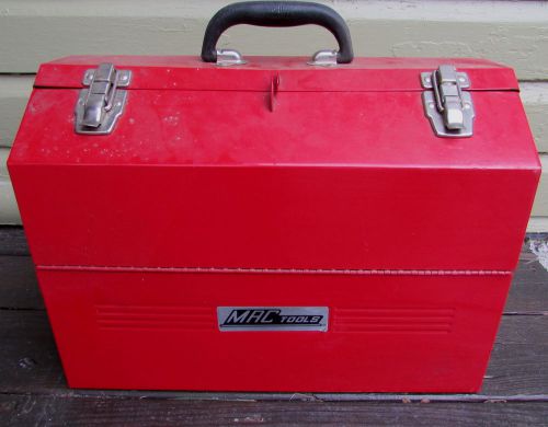 NICE PORTABLE MAC TOOLS PORTABLE TOOL BOX WITH MULTIPLE COMPARTMENTS