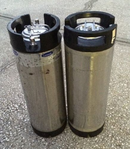 TWO 5 GALLON CORNELIUS CORNY BALL LOCK SODA BEER KEGS HOMEBREW