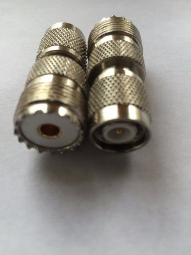 RF Coaxial coax Adapter connector TNC male to UHF PL259 SO239 female