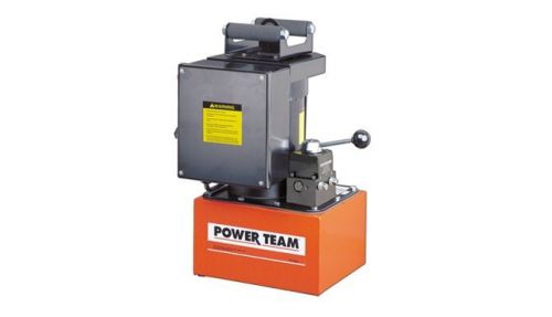 Spx powerteam pe214 electric driven 1hp industrial 10,000 psi hydraulic pump for sale