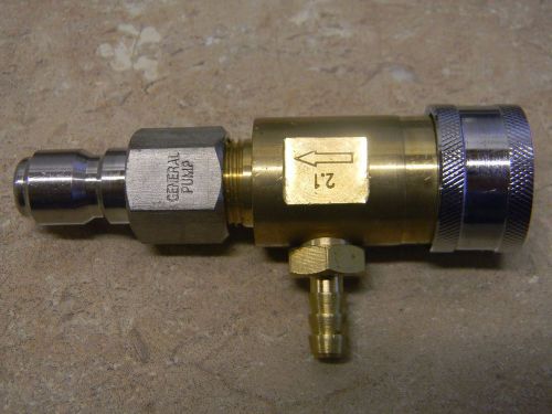 Legacy 9.802-225.0 Downstream Chemical Injector 2.1 Orifice w/Quick Connects
