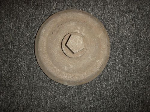 Acme fdy co, inc fire hydrant cap head nyc brass antique for sale