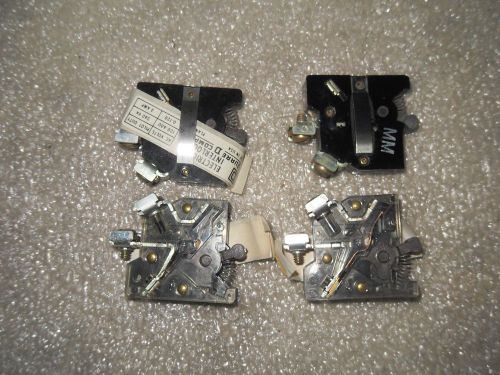 (RR13-2) 1 LOT OF 4 NEW SQUARE D ELECTRICAL INTERLOCKS