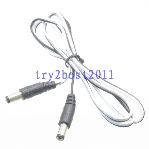 Cable DC Power 5.5x2.1mm plug to 5.5x2.1mm plug Straight CCTV cord
