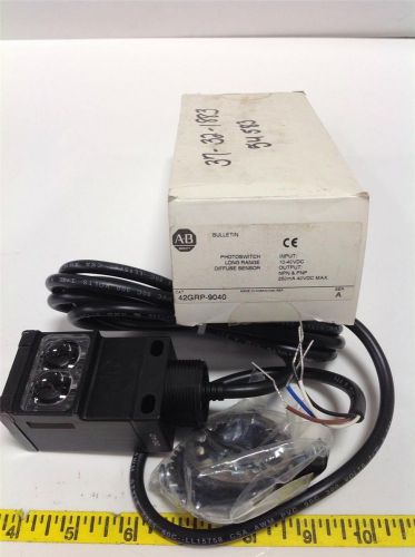 Allen bradley photoswitch long range diffuse sensor 42grp-9040 for sale