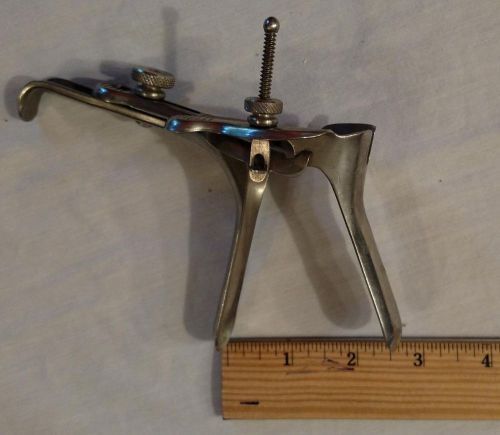 Vintage Vaginal Speculum Miltex Stainless Steel  2.5 in Opening @ Widest Germany