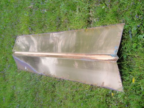 22 1/4&#034; x 8&#039;  copper valley flashing for sale