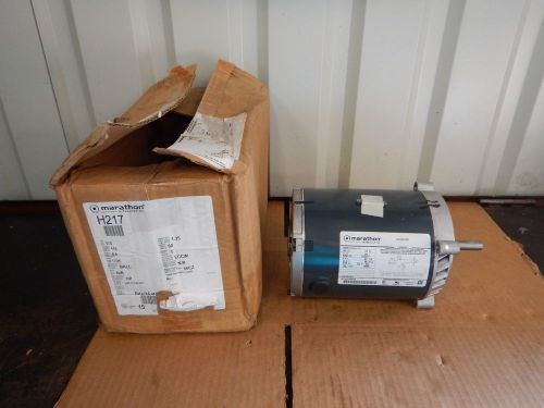 New marathon electric ac motor 1/3 hp 115 volts 1725 rpm 5kh35jn121h new for sale