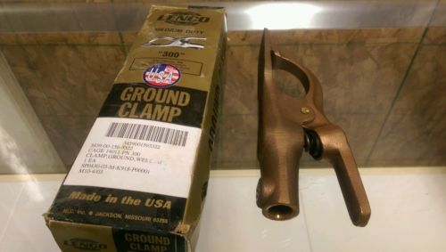 Lenco 300 AMP Ground Clamp Medium Duty with 1&amp;1/2 inch Jaw Opening *New*(0C)