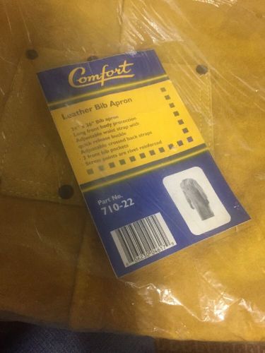 Comfort Leather Bib Apron 24&#034;x36&#034;