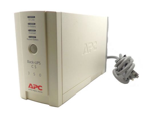 APC 350VA Back-UPS BK350 120V Uninterruptible Power Supply Without Battery