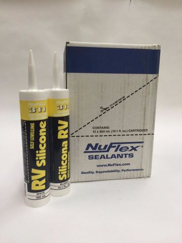 Nuflex 311 rv silicone - white (12 tubes) for sale