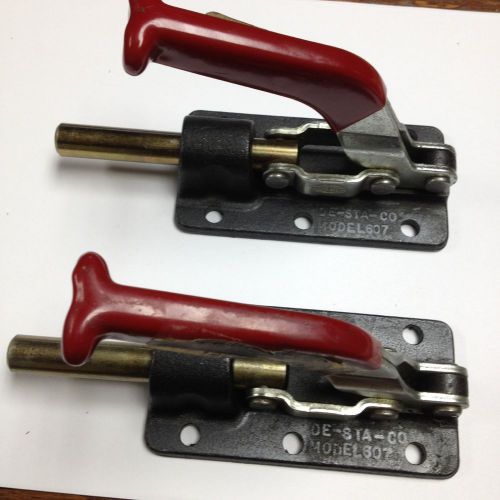 Destaco toggle clamps 607 800 lbs. capacity 4.25x 2.22 1.63  travel .51 plunger for sale