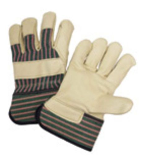 Gloves Leather Palm Canvas Back  Large 12/PR
