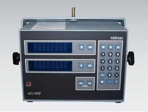 Acu-Rite MillMate Digital Readout Console, Longitude and Cross Feed Scales.