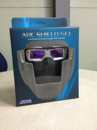 SERVORE Auto Darkening Welding Goggle MASK Shade 5-13 With Face Shield Silver