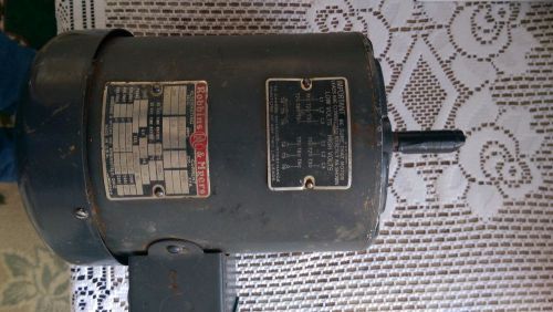 ROBBINS &amp; MYERS Electric motor 1HP three phase
