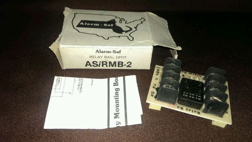 ALARM-SAF AS/RMB-2 relay base DPDT