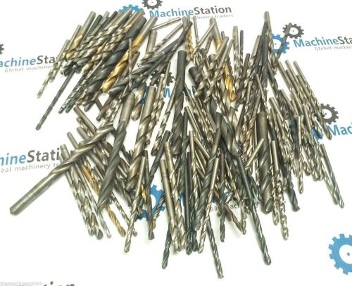 ASSORTED HSS DRILLS - 1/8&#034; TO 7/16&#034;
