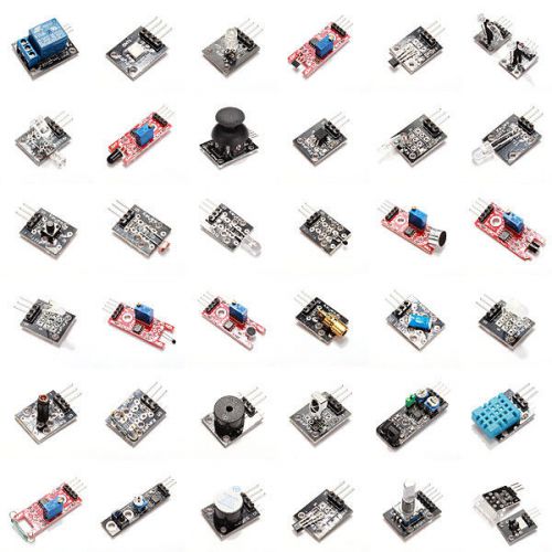 37 Sensor Modules Kit for Arduino Raspberry Pi - USA Fast shipping, PDF manual