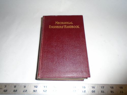 MACHINIST TOOLS LATHE MILL Antique Machinist Mechanical Engineers Hand Book 1916