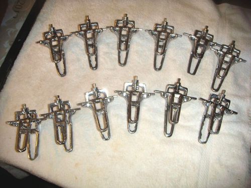 OUR LOT #7 OF 12  SPRING TYPE SMALL ARTICULATORS - CHROME - 12 KEYSTONE
