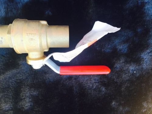 Mueller industries brass 3/4 in. ball valve lp on/off for sale