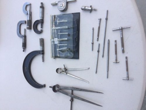 Vintage Starrett Dewalt Machinist Tools Calipers Micrometers Gages and much more