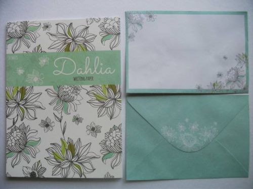 Writing Paper Note Pad Paper With Envelopes New Stationery Set Dahlia 20 Sheets