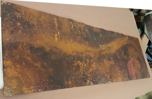 HAND HAMMERED COPPER  15 &#034; X 48 3/8&#034;