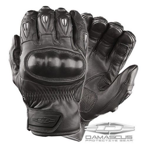 Damascus worldwide crt50xlg vector hard knuckle riot control gloves black - xl for sale