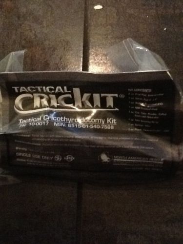 NAR CricKit Tactical Cricothroidotomy Kit NEW! (IFAK,MEDIC,TCCC,)
