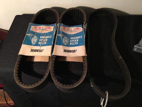 3 Durkee-Atwood 2) 3030v387 &amp; 1) 1922v426 Speed Belts  Lot Of 3